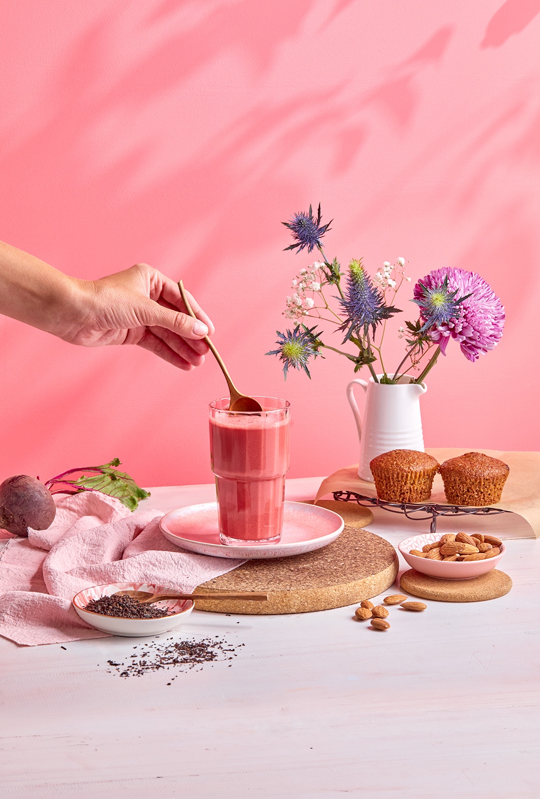 Earl Grey Beetroot Latte