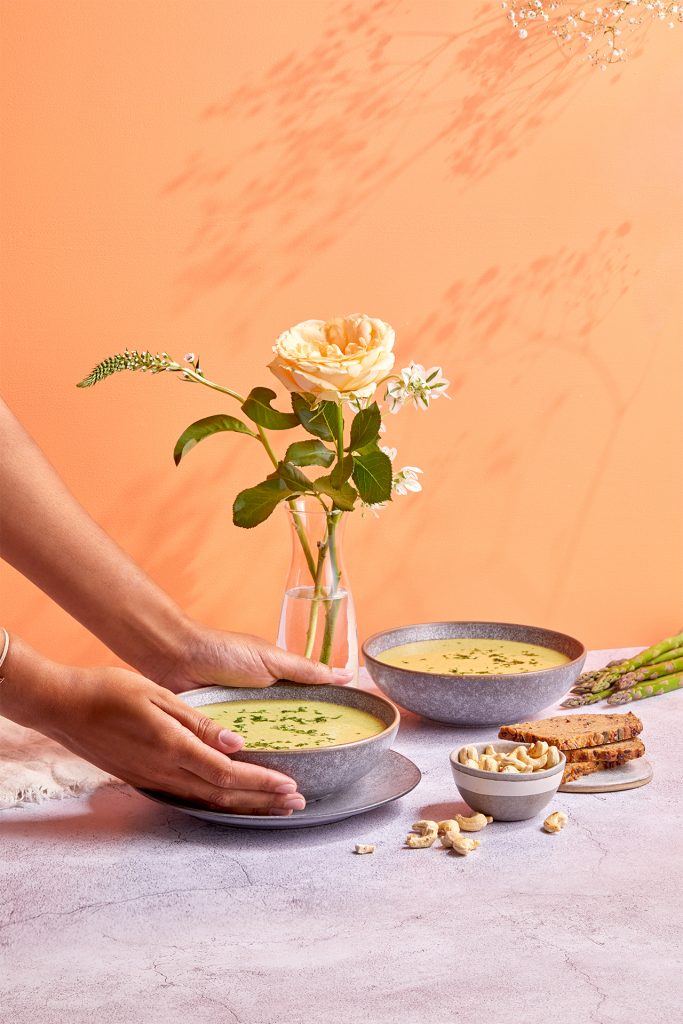 Asparagus and Cashew Cream Soup Vitamix UK
